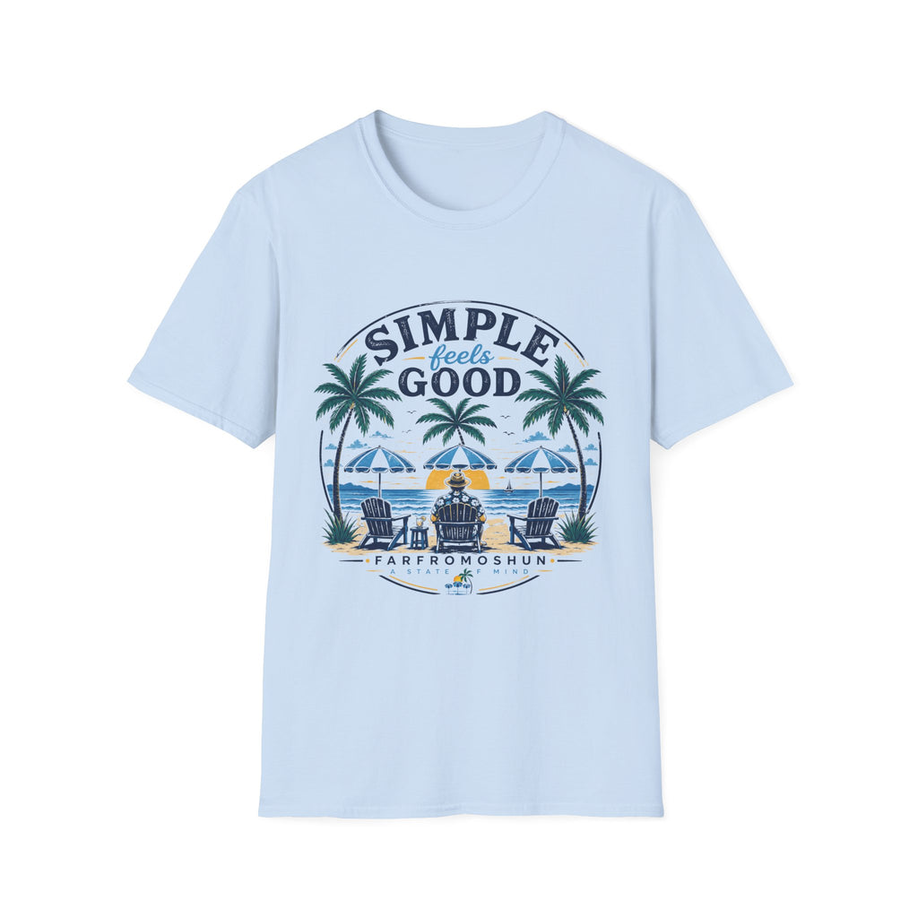 Simple Feels Good Distressed T-Shirt