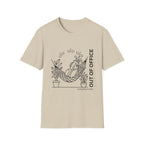 Out of Office Golf Line Art T-Shirt