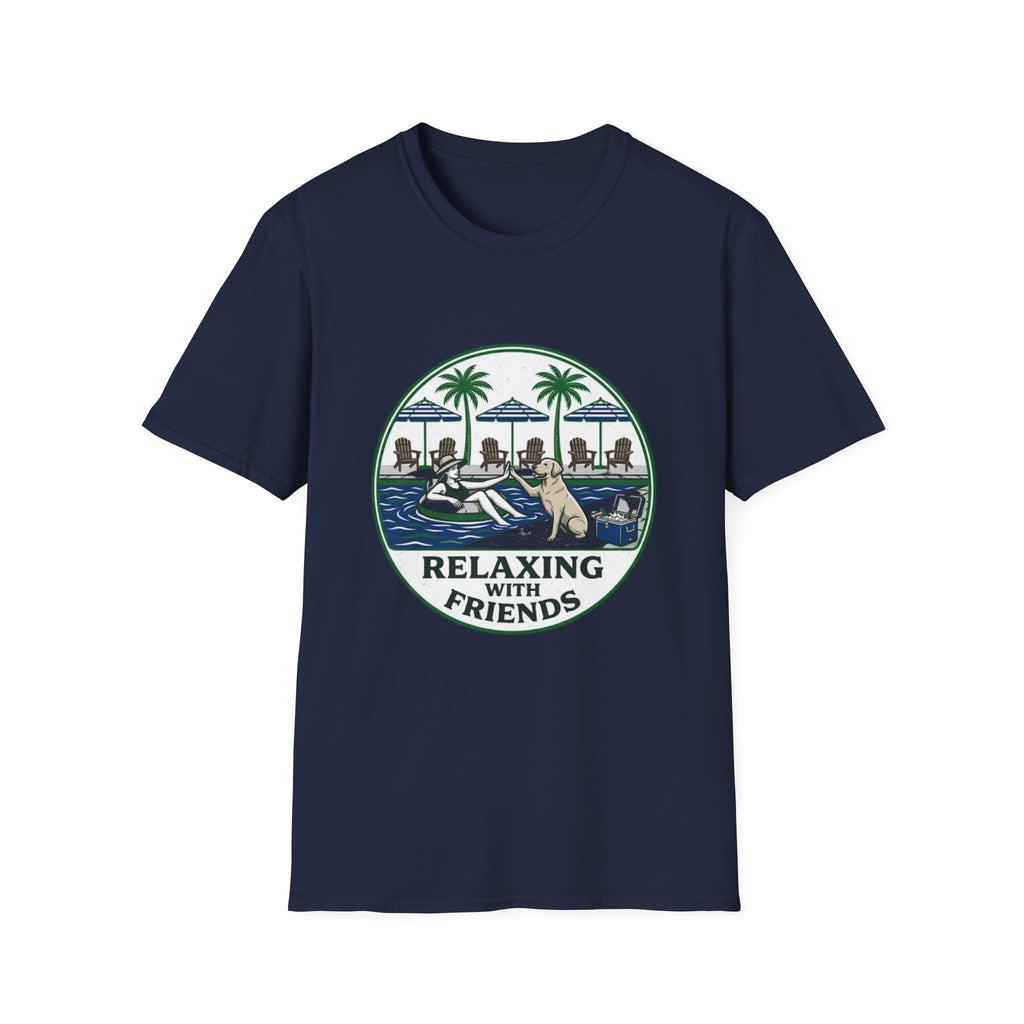 Relaxing With Friends Feminine T-Shirt