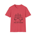 Pull Up Chairs Line Art T-Shirt