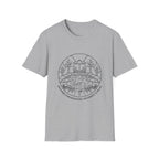 Backyard Conversation Line Art T-Shirt