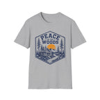 Peace in the Woods Washed Design T-Shirt