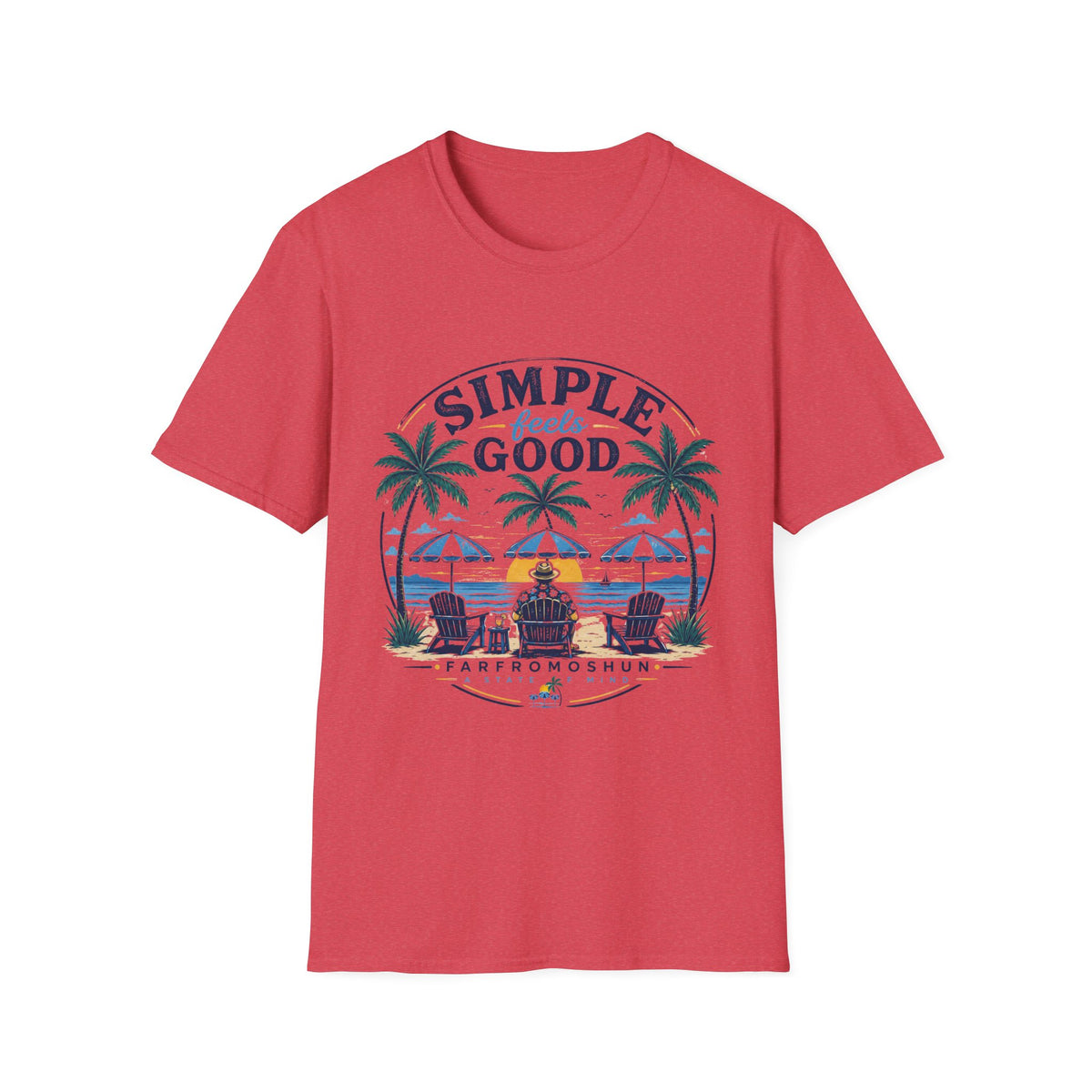 Simple Feels Good Distressed T-Shirt