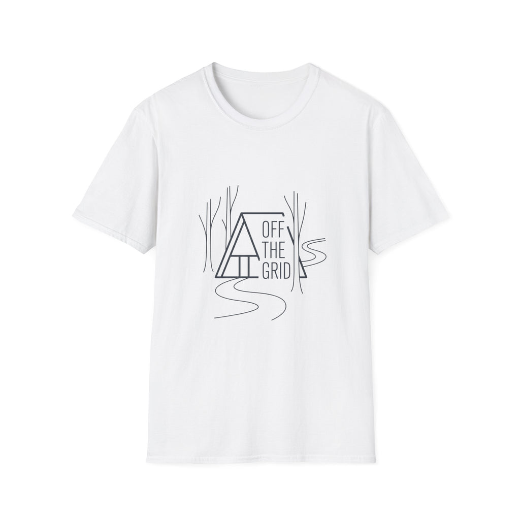 Off the Grid Line Art T-Shirt