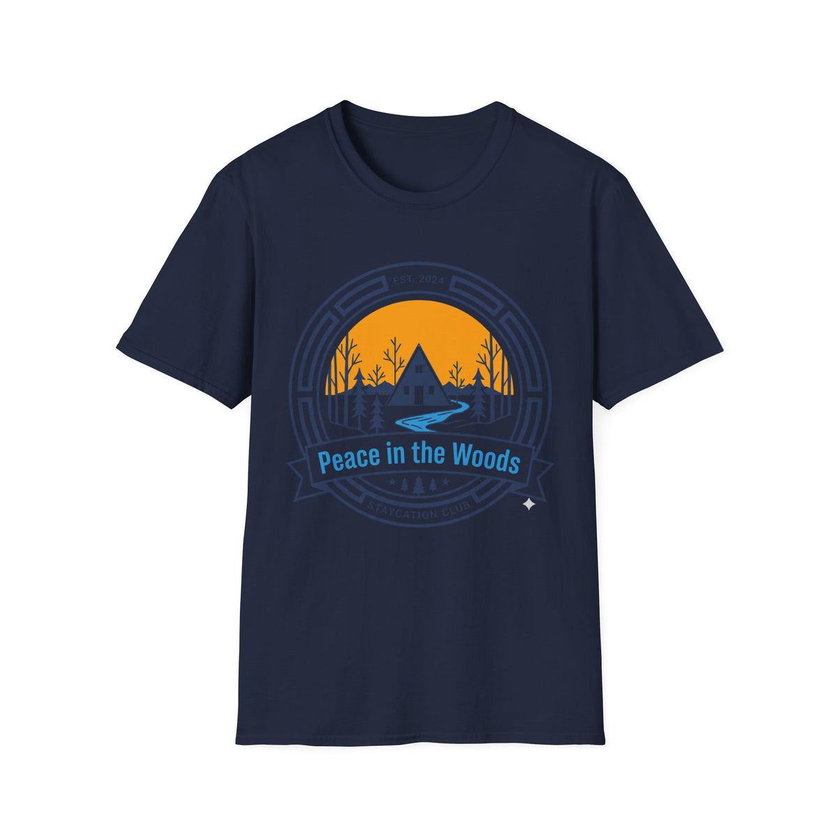Peace in the Woods A Frame T-Shirt