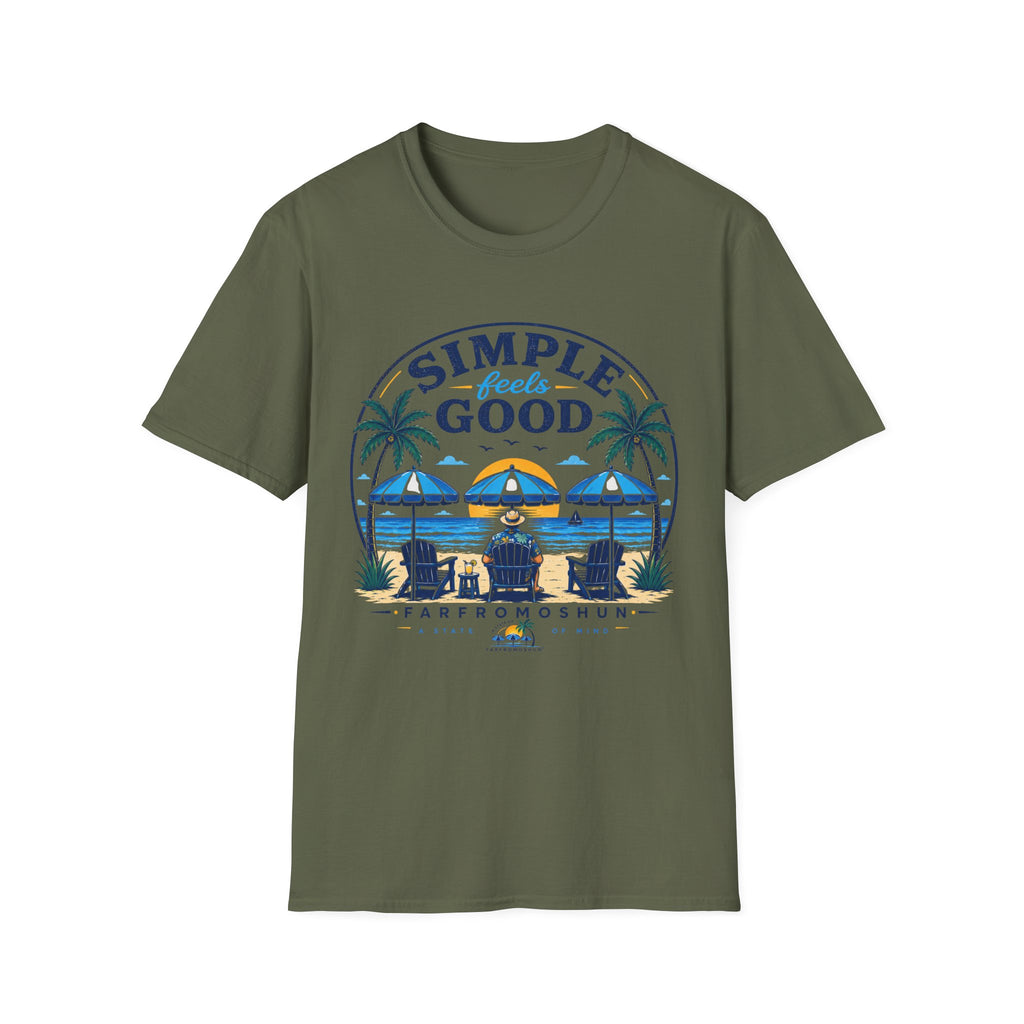Simple Feels Good Male T-Shirt