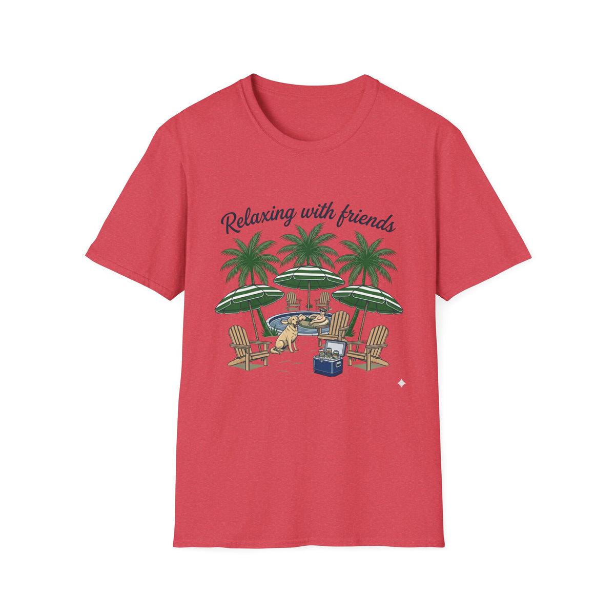 Relax With Friends - Dog - T-Shirt