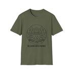 Relax With Friends Line Art T-Shirt