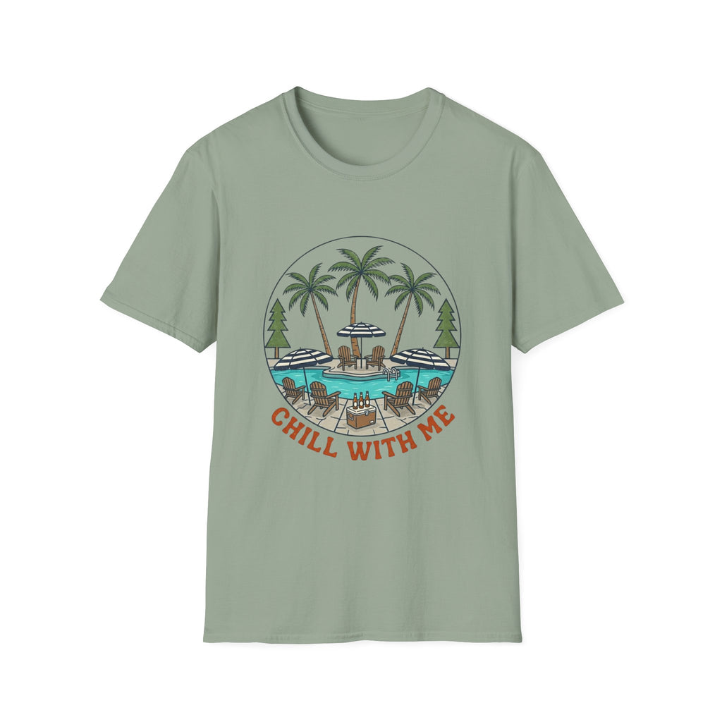 Chill With Me Pool Cooler T-Shirt