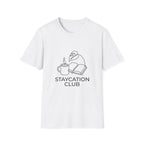 Staycation Club Coffee Book T-Shirt