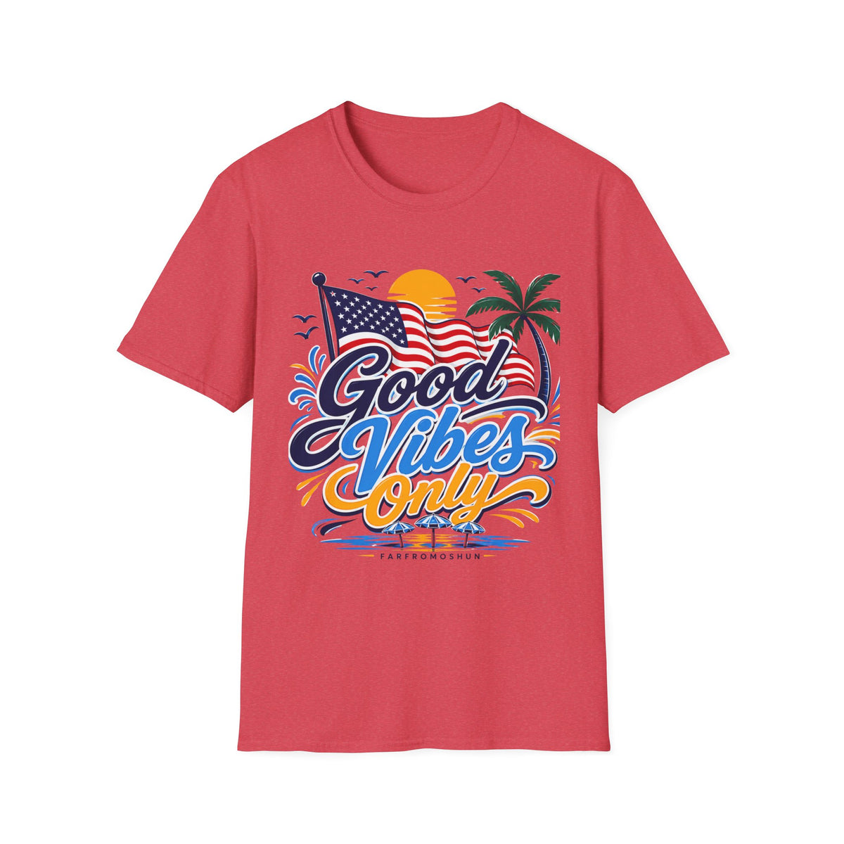 Good Vibes Only Flag T-Shirt