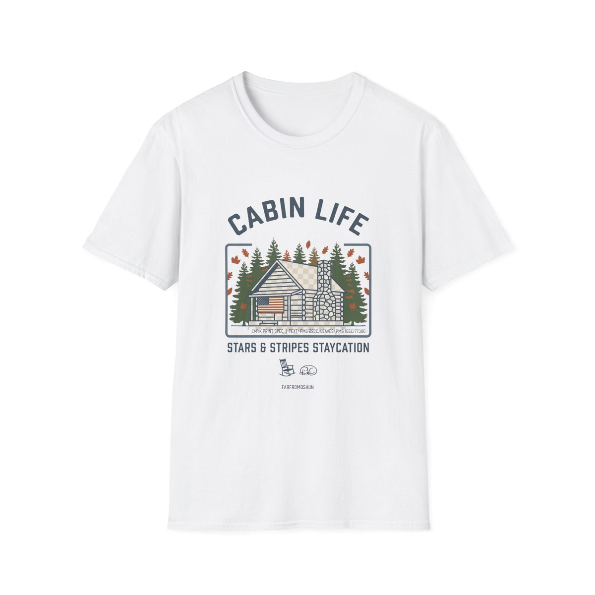 Cabin Life Stars & Stripes T-Shirt