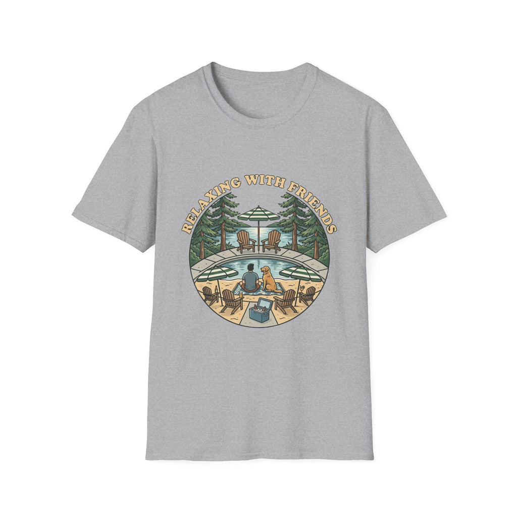 Relax With Friends Pool T-Shirt