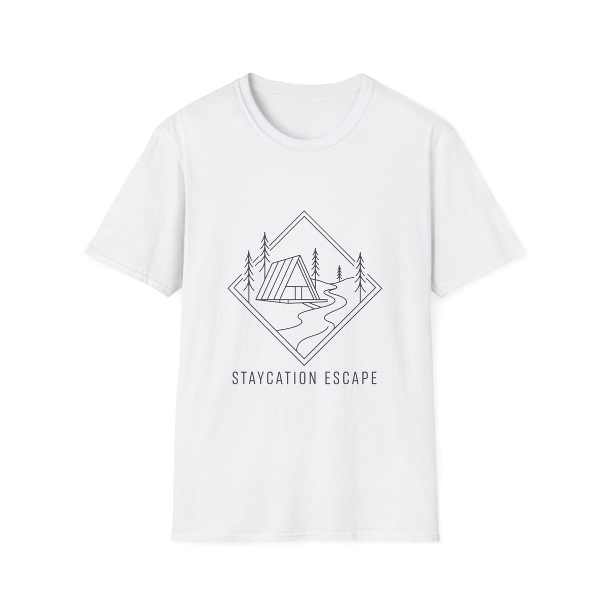 Staycation Escape Line Art T-Shirt