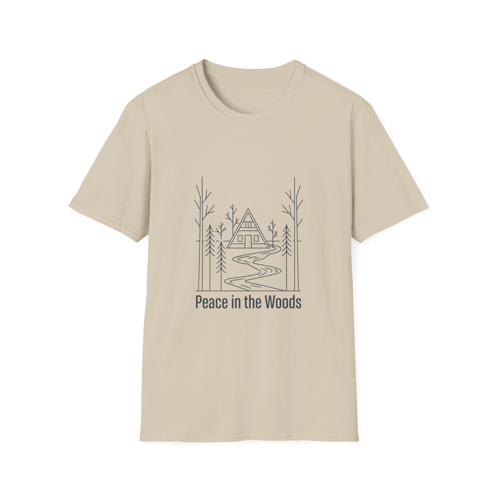 Peace In The Woods A Frame Line Art T-Shirt