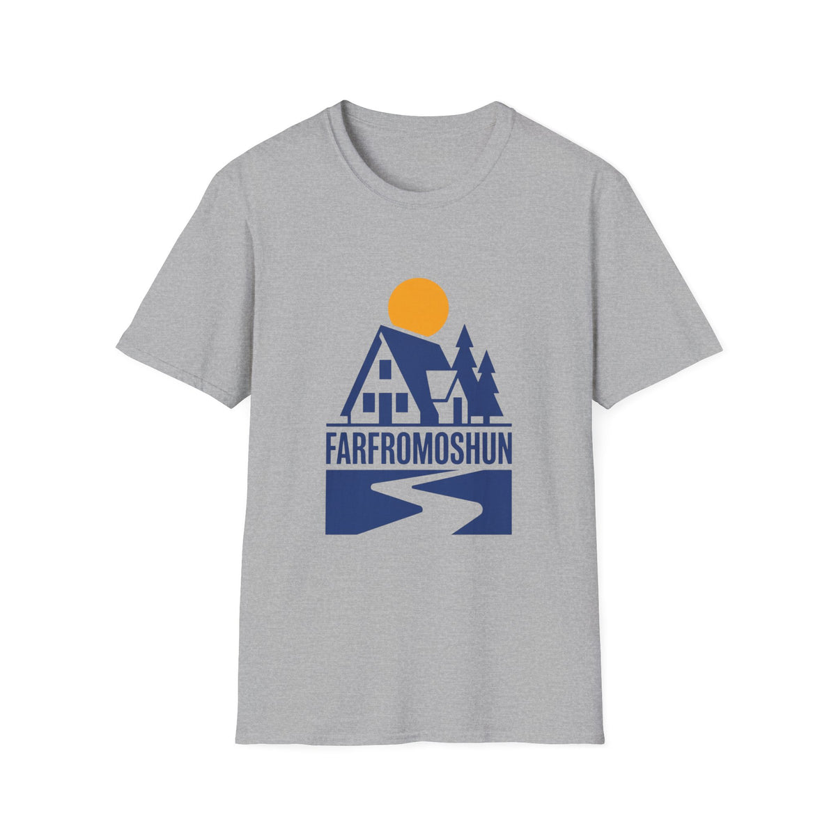 Farfromoshun Blue Cabin T-Shirt