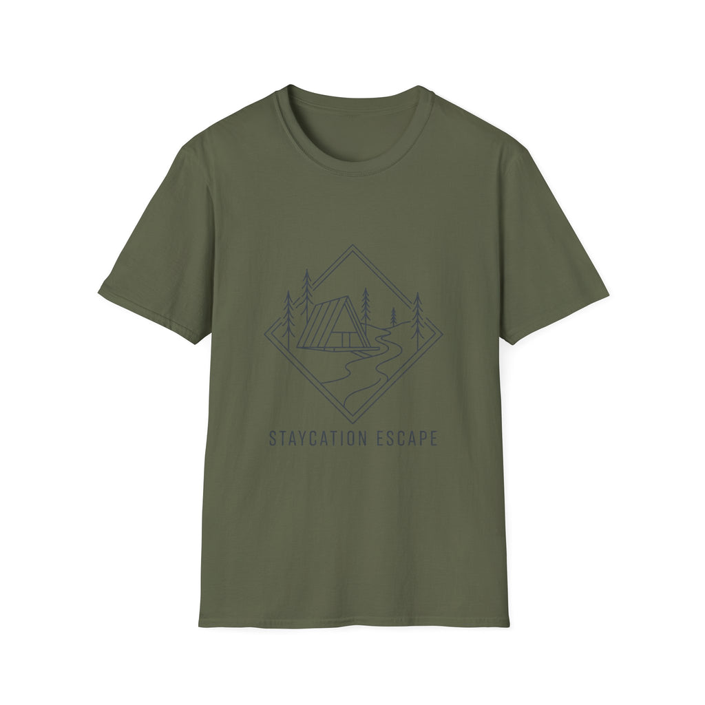 Staycation Escape Line Art T-Shirt