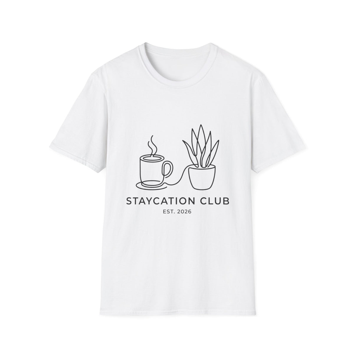 Staycation Club Coffee T-Shirt