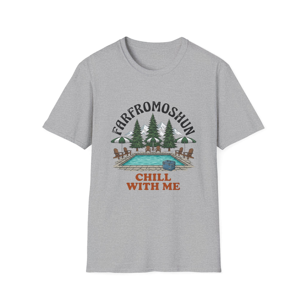 Chill With Me Pool & Mountain T-Shirt