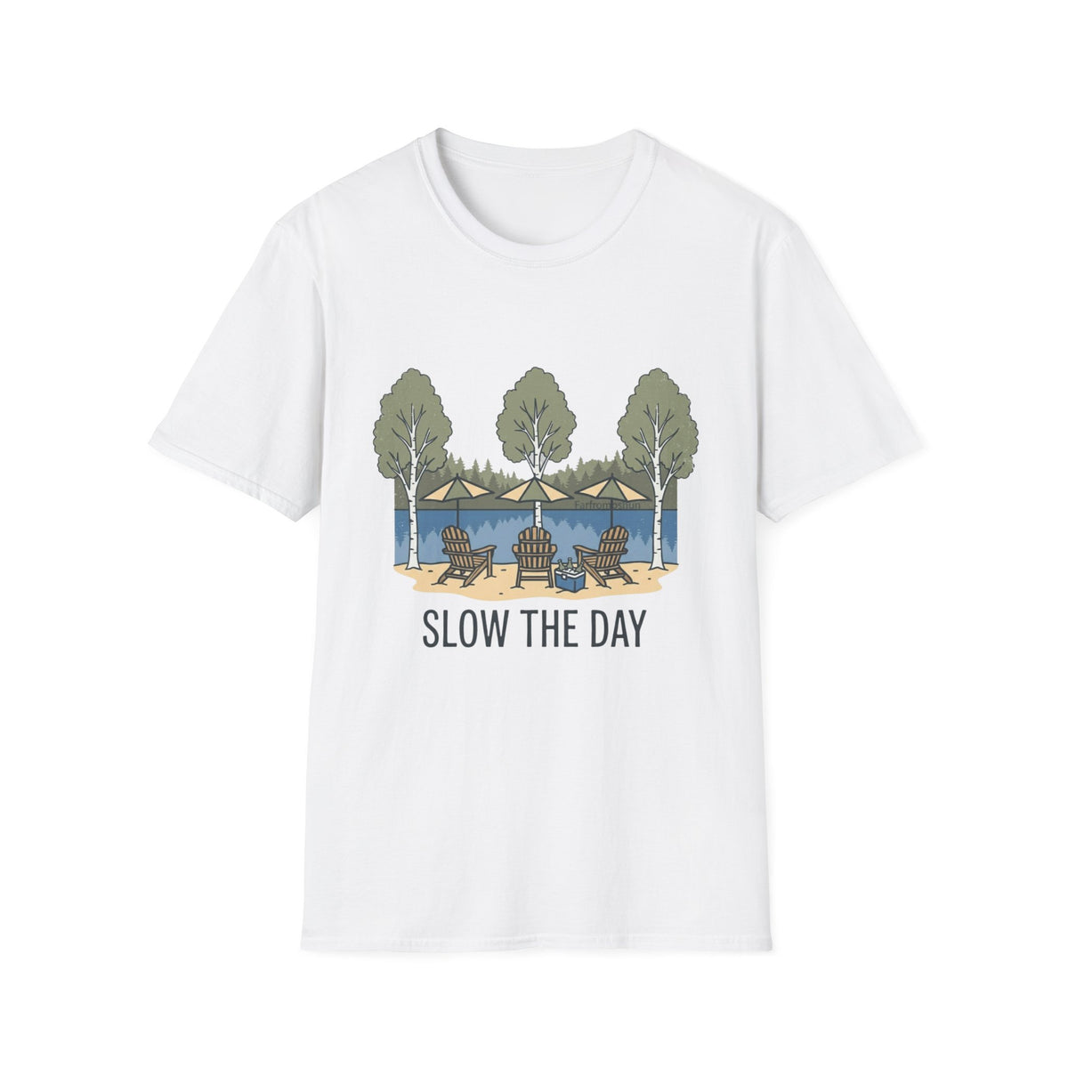 Slow The Day Oak Trees T-Shirt