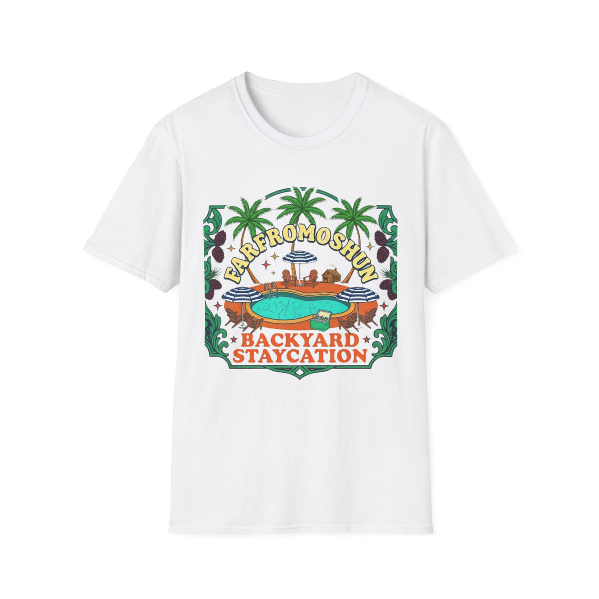 Backyard Staycation Colors T-Shirt