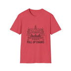 Pull Up Chairs Dock Line Art T-Shirt