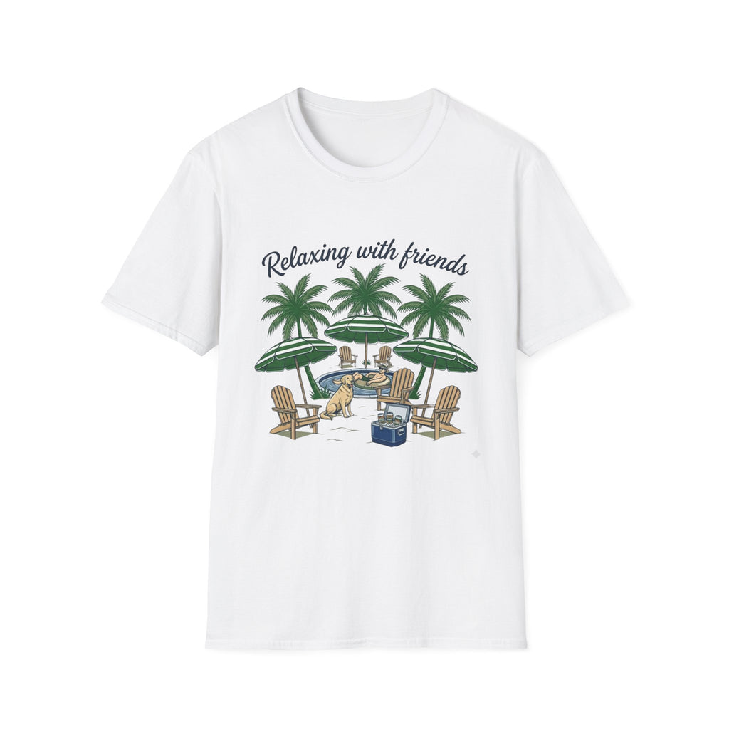 Relax With Friends - Dog - T-Shirt