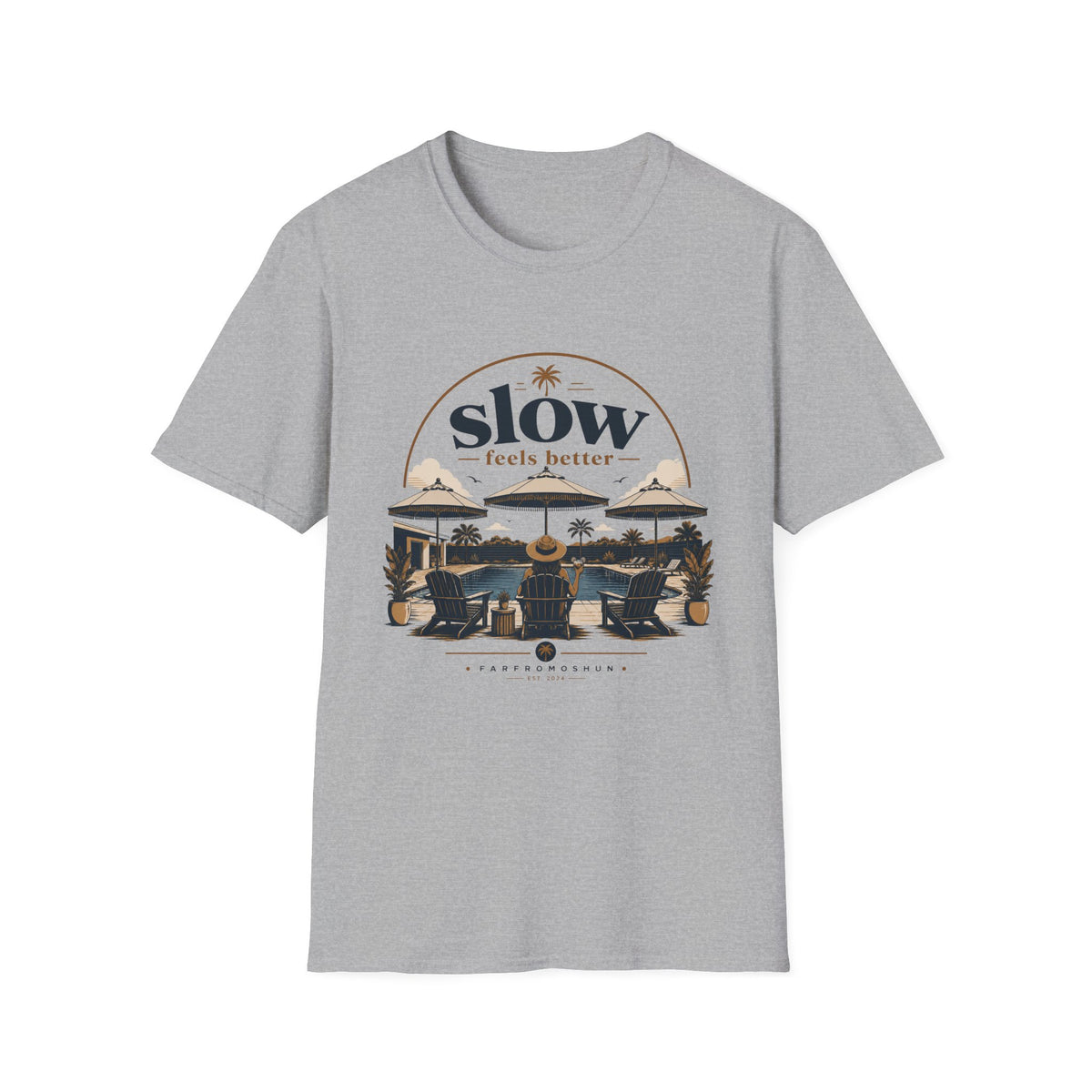 Slow Feels Better Pool Femalee T-Shirt