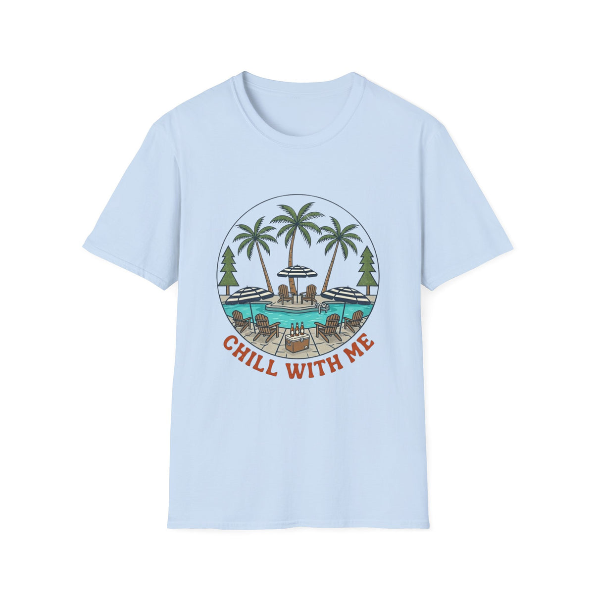 Chill With Me Pool Cooler T-Shirt