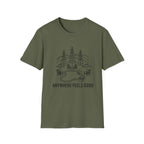 Anywhere Feels Good Line Art T-Shirt