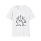 Pull Up Chairs Line Art T-Shirt
