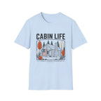 Cabin Life Staycation Flag T-Shirt