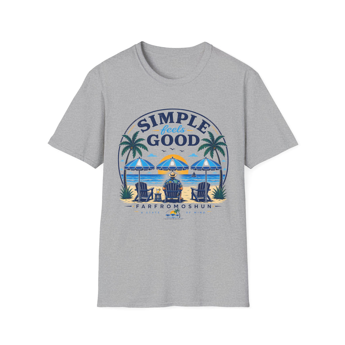 Simple Feels Good Male T-Shirt