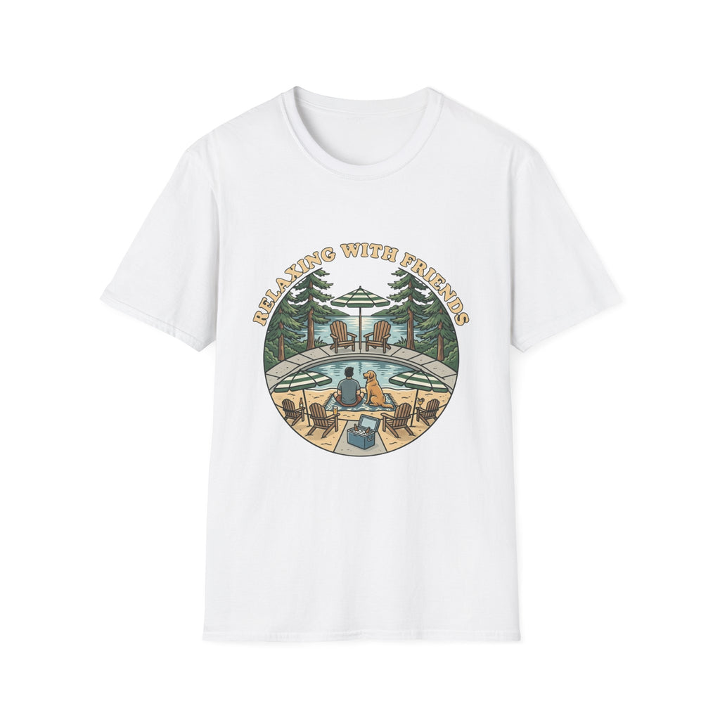 Relax With Friends Pool T-Shirt