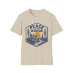 Peace in the Woods Washed Design T-Shirt