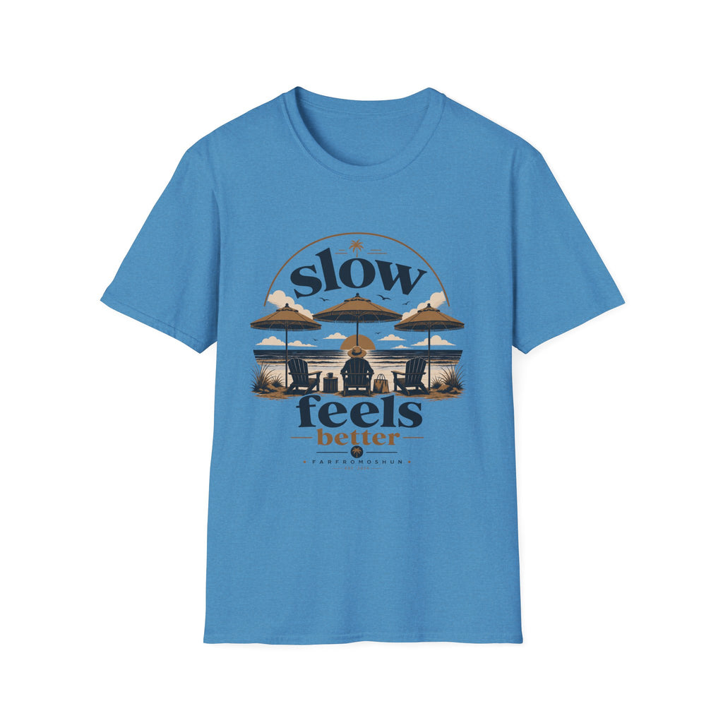 Slow Feels Better Beach Male T-Shirt