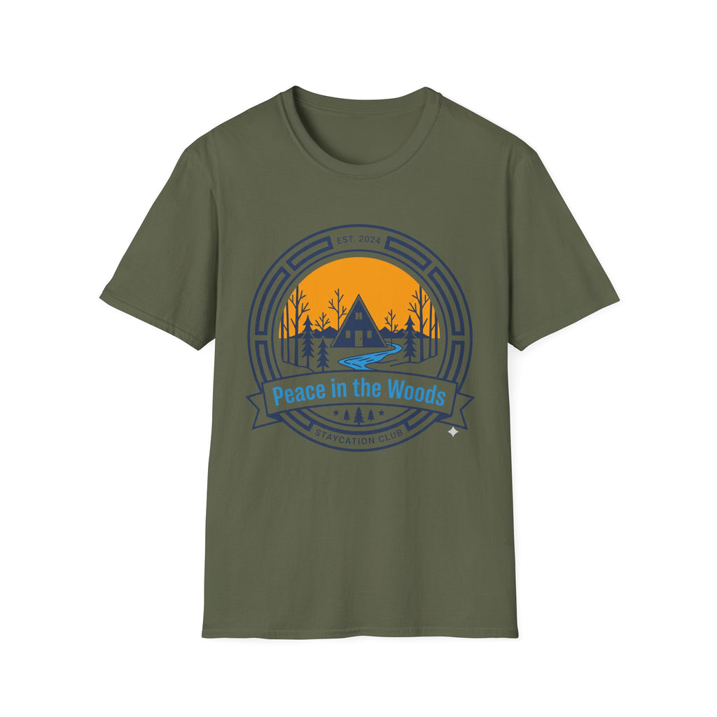 Peace in the Woods A Frame T-Shirt