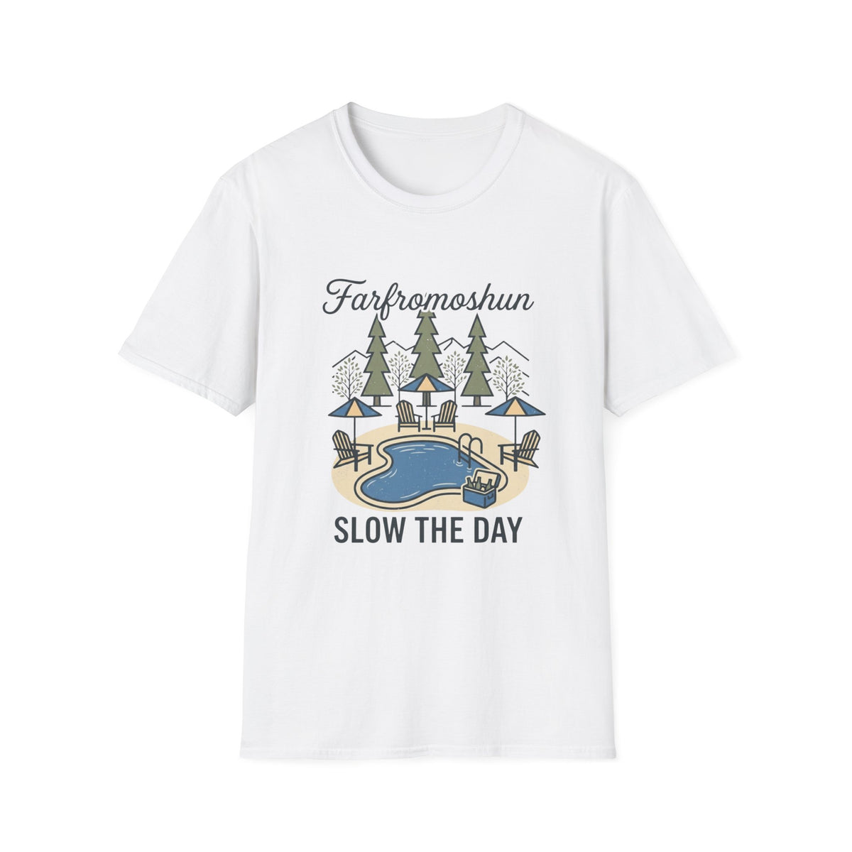 Slow The Day Pool T-Shirt