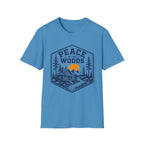 Peace in the Woods Washed Design T-Shirt