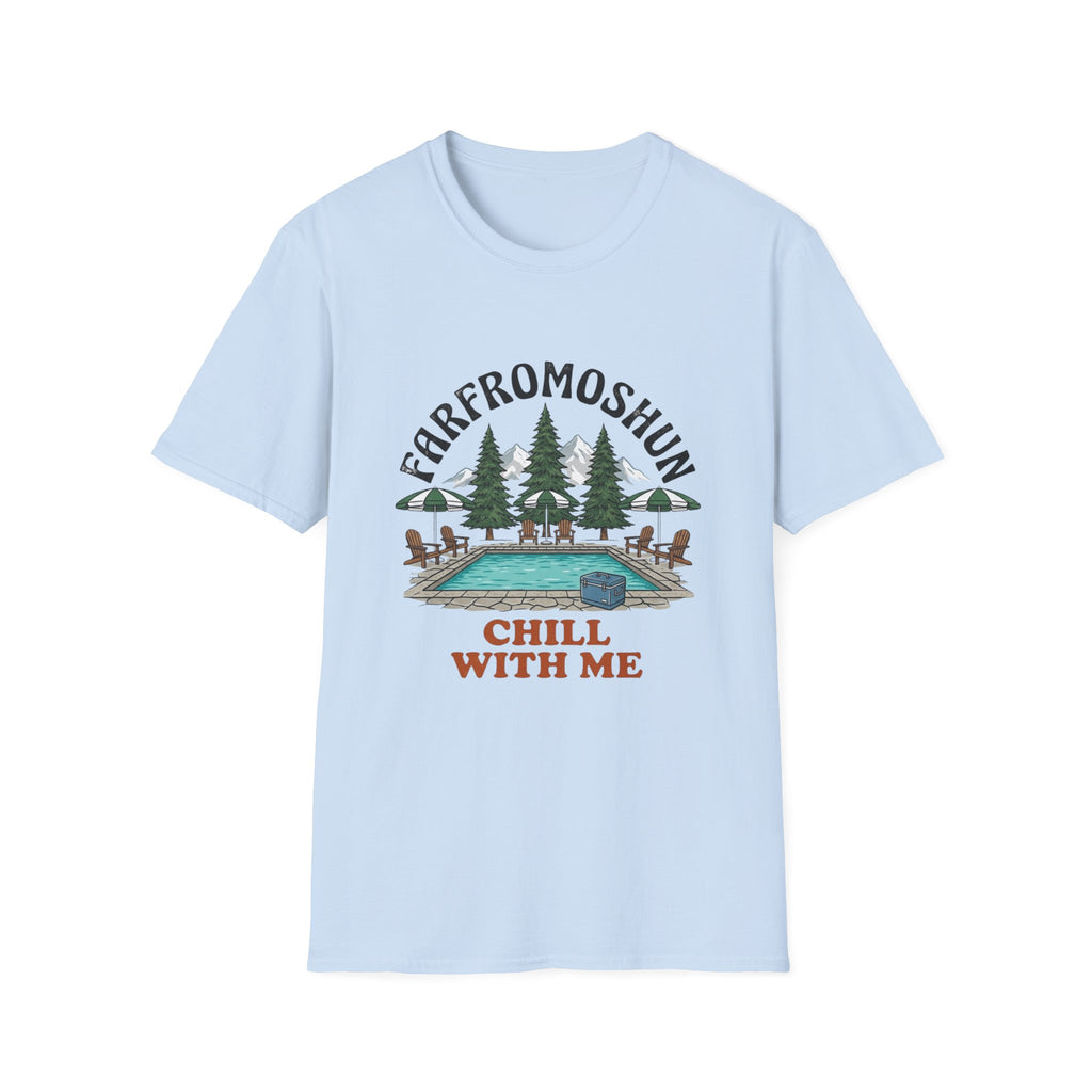 Chill With Me Pool & Mountain T-Shirt