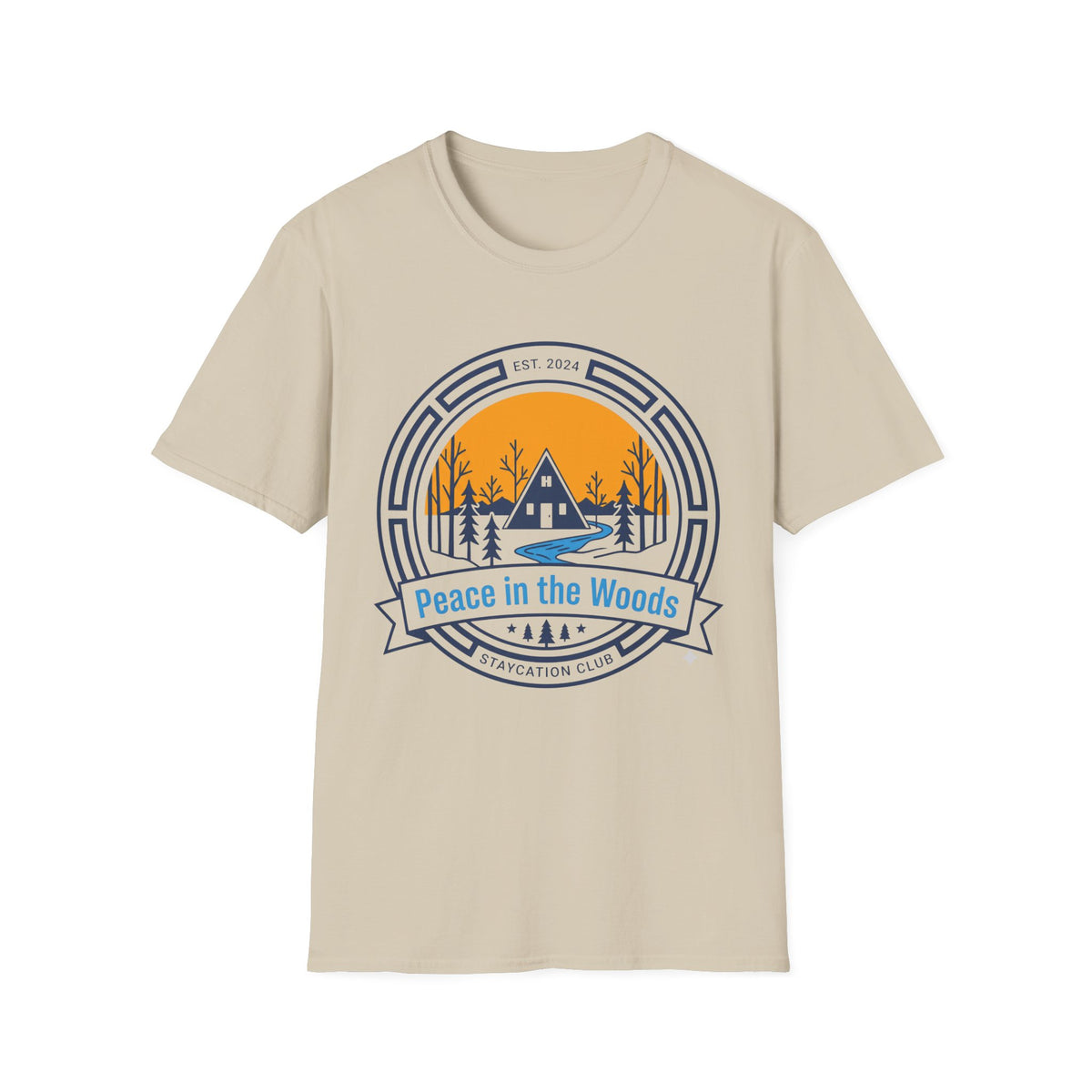 Peace in the Woods A Frame T-Shirt