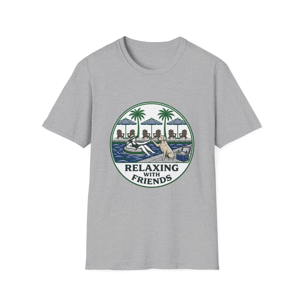 Relaxing With Friends Feminine T-Shirt