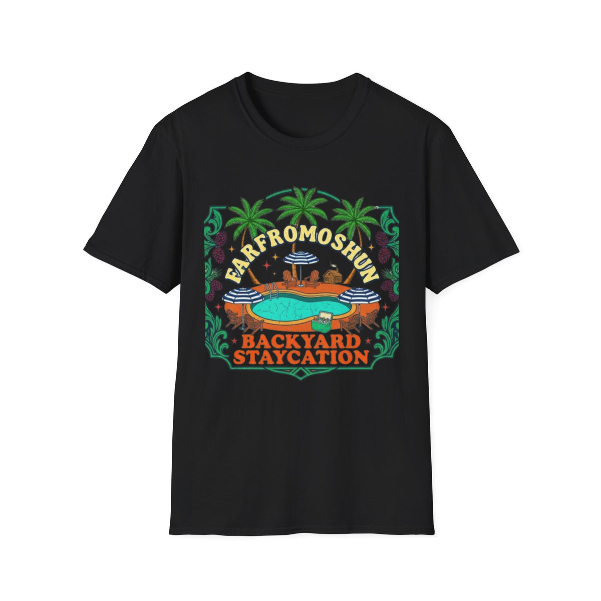 Backyard Staycation Colors T-Shirt