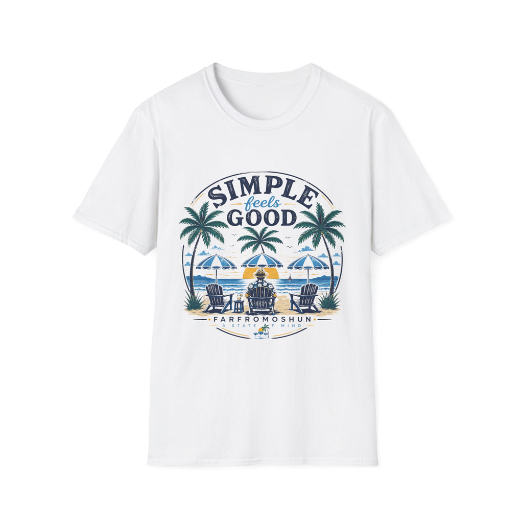 Simple Feels Good Distressed T-Shirt