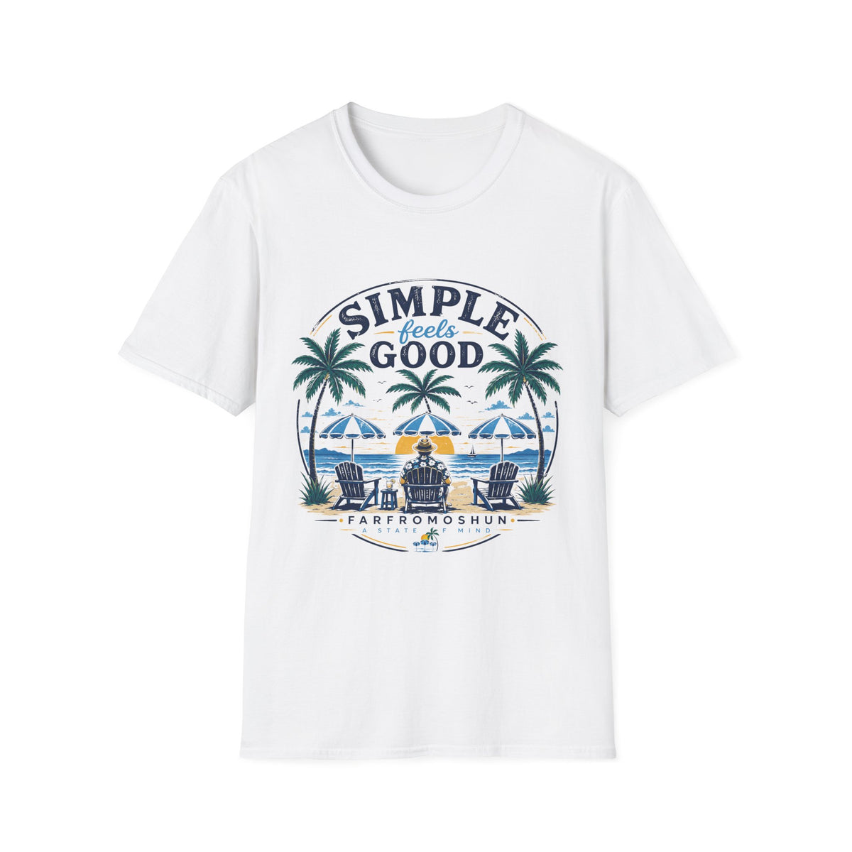 Simple Feels Good Distressed T-Shirt