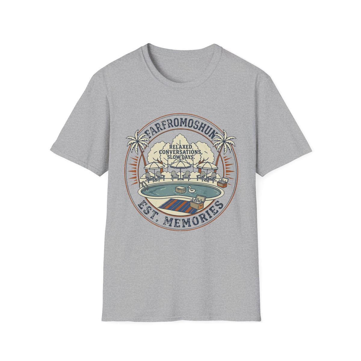 Relaxed Conversation Distressed T-Shirt