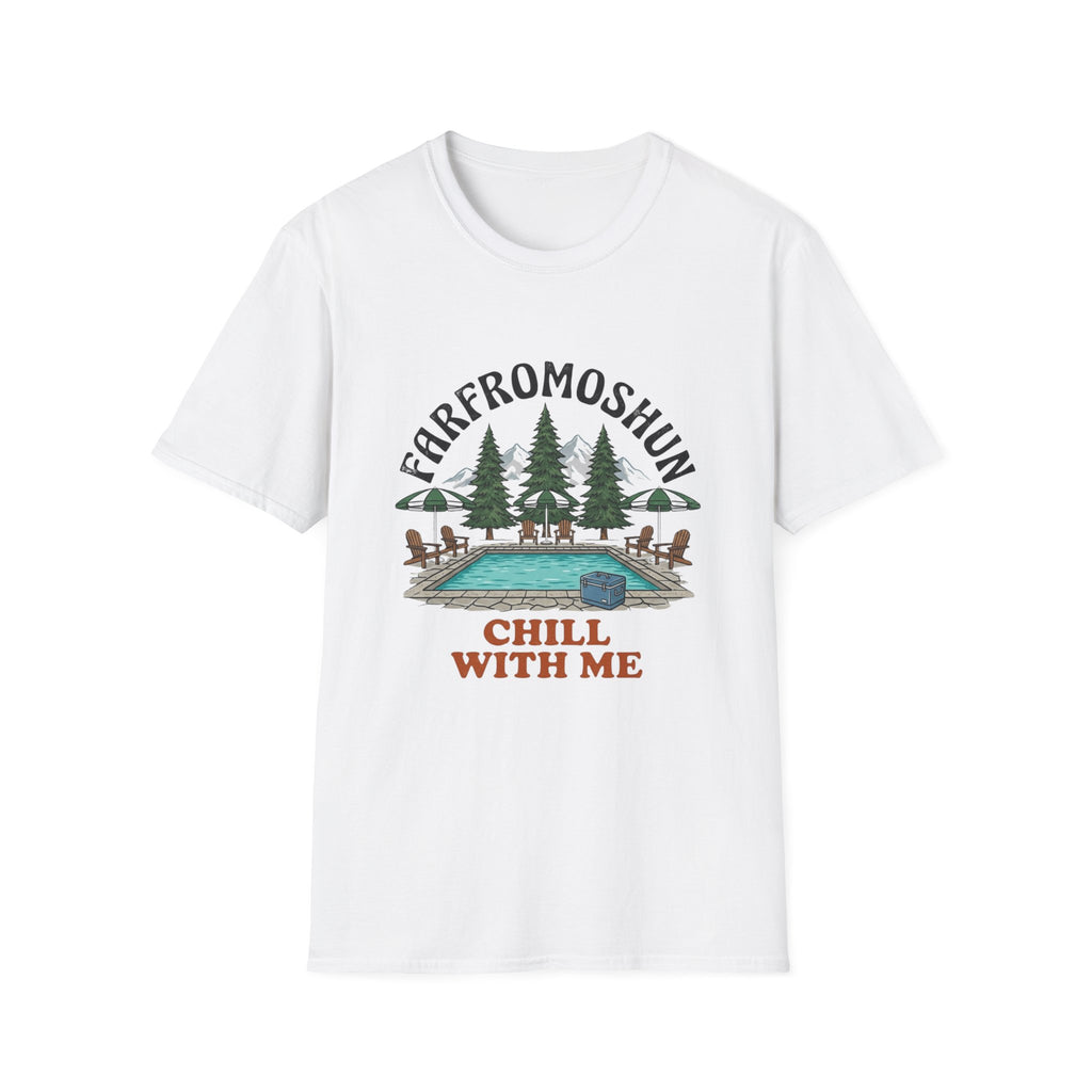 Chill With Me Pool & Mountain T-Shirt