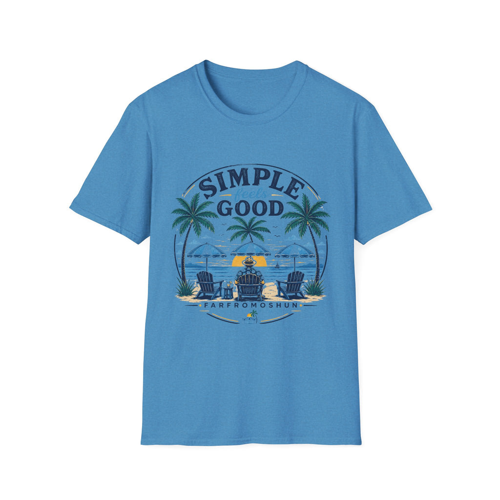 Simple Feels Good Distressed T-Shirt