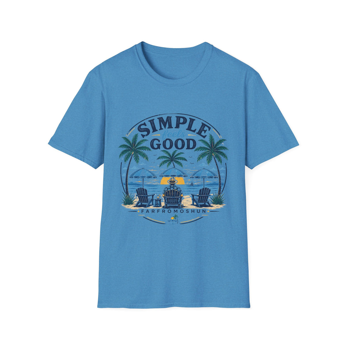 Simple Feels Good Distressed T-Shirt