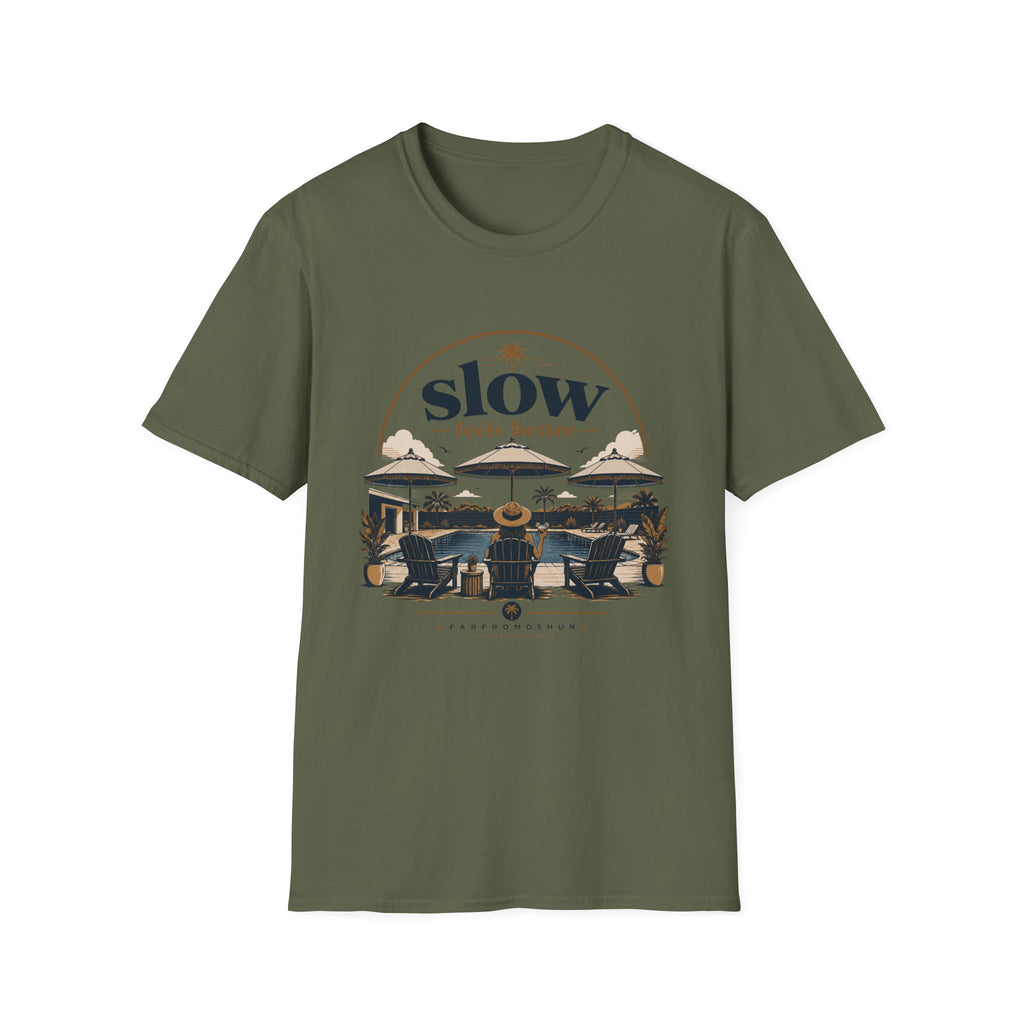 Slow Feels Better Pool Femalee T-Shirt